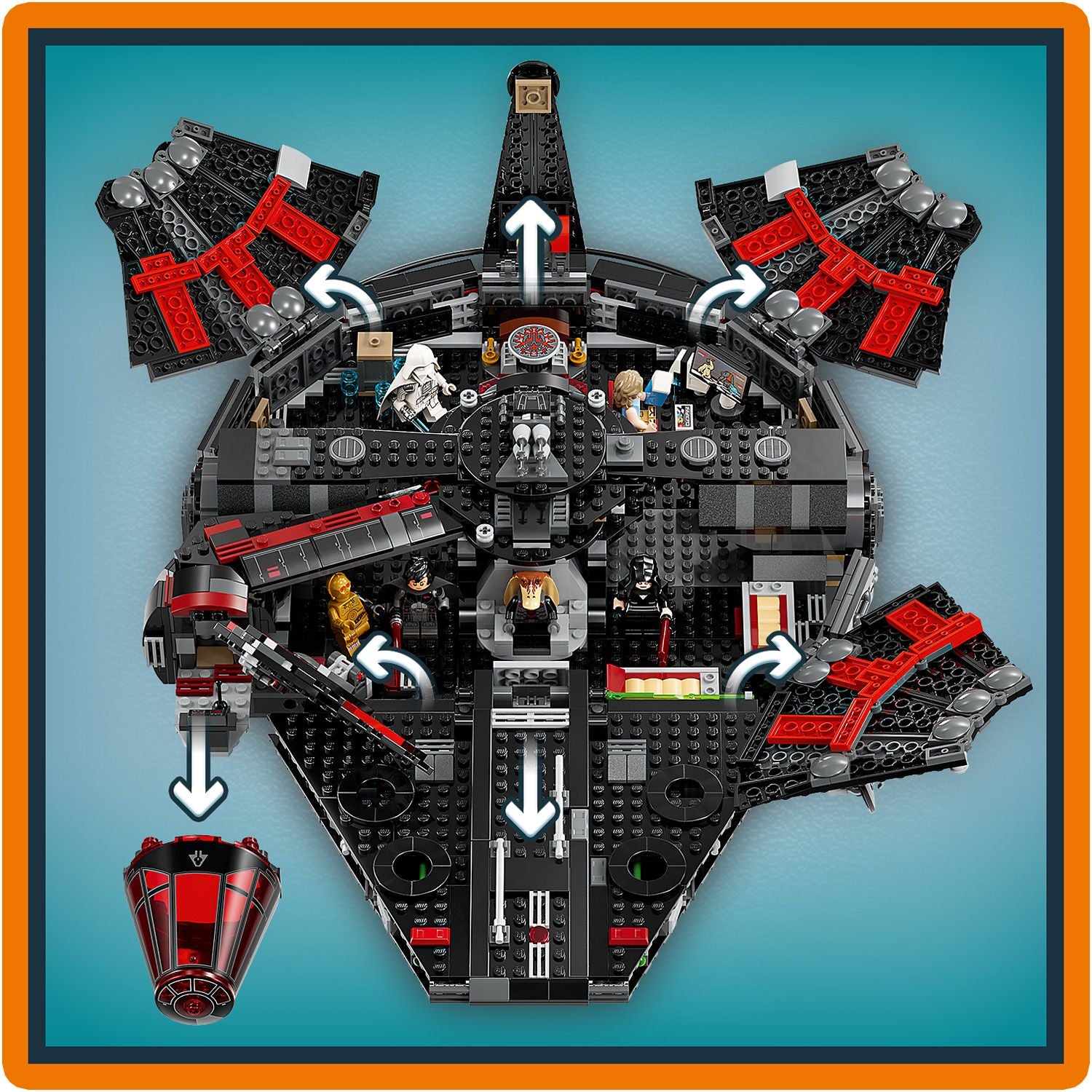 Lego Star Wars: The Dark Falcon Set | Art & Hobby