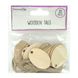 Dovecraft Wooden Oval Tags (20 Pcs)
