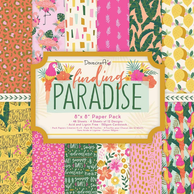 Dovecraft 8x8 Paper Pack - Finding Paradise