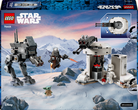 LEGO Star Wars set packaging with snow scene and characters