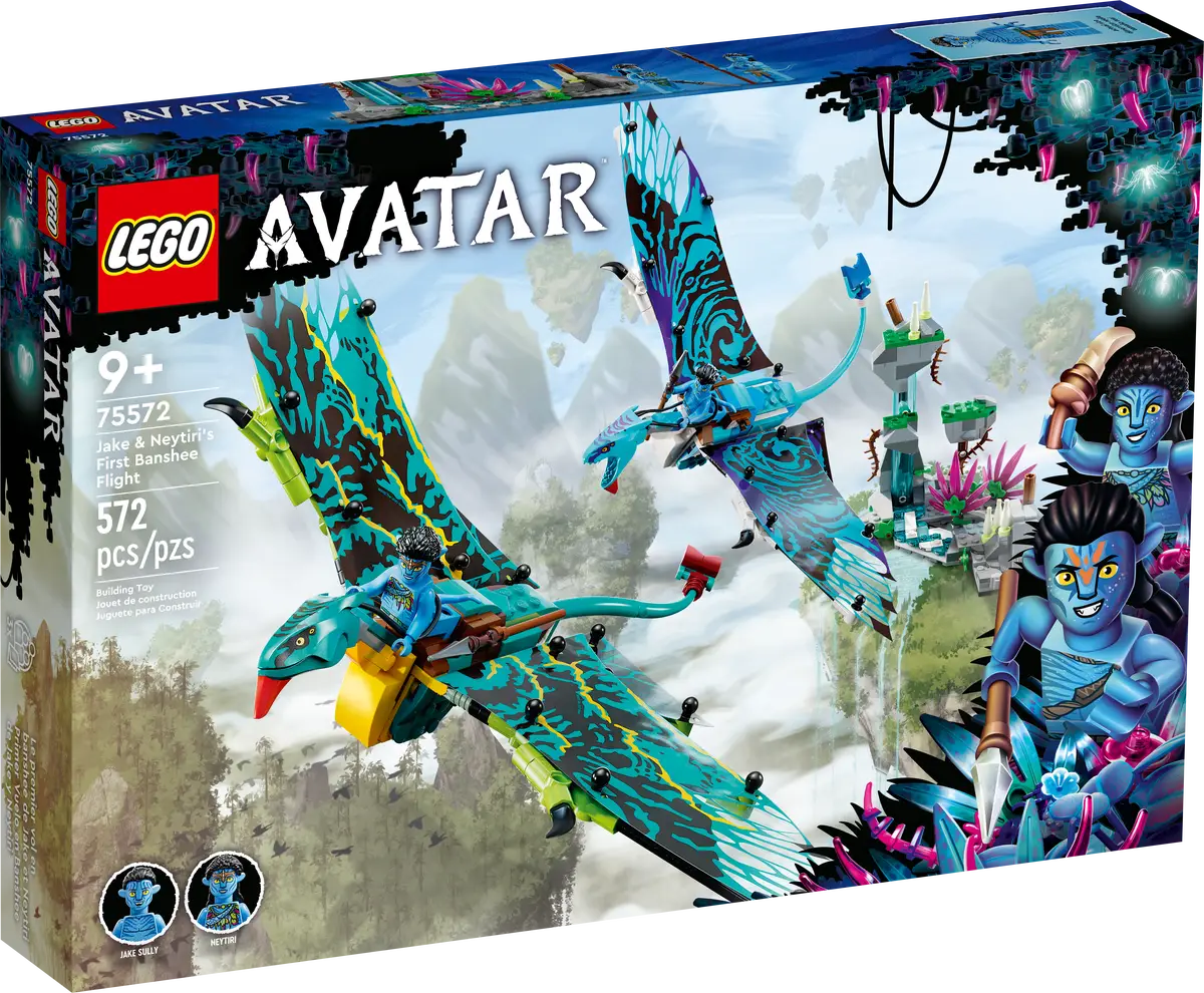 Lego Avatar - Jake and Neytiris First Flight on the Banshee