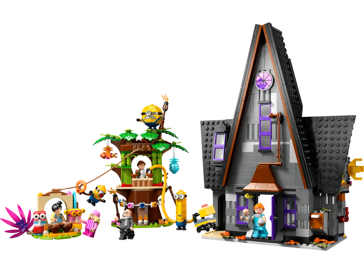 Lego Despicable Me 4 Minions and Gru's Family Mansion