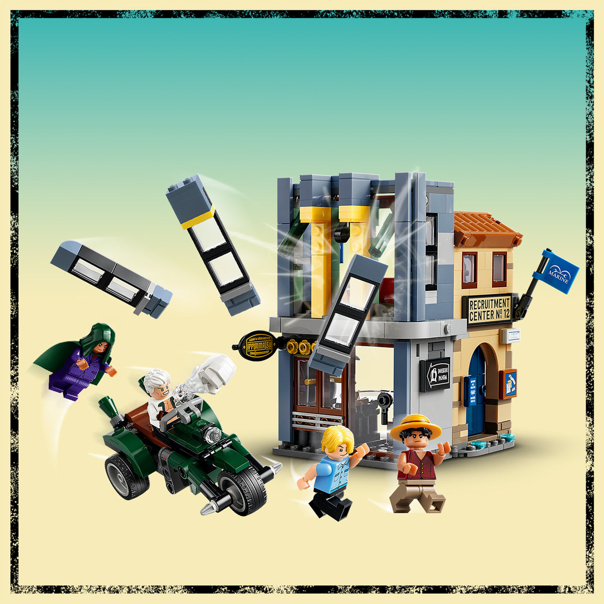LEGO One Piece - Showdown with Captain Smoker