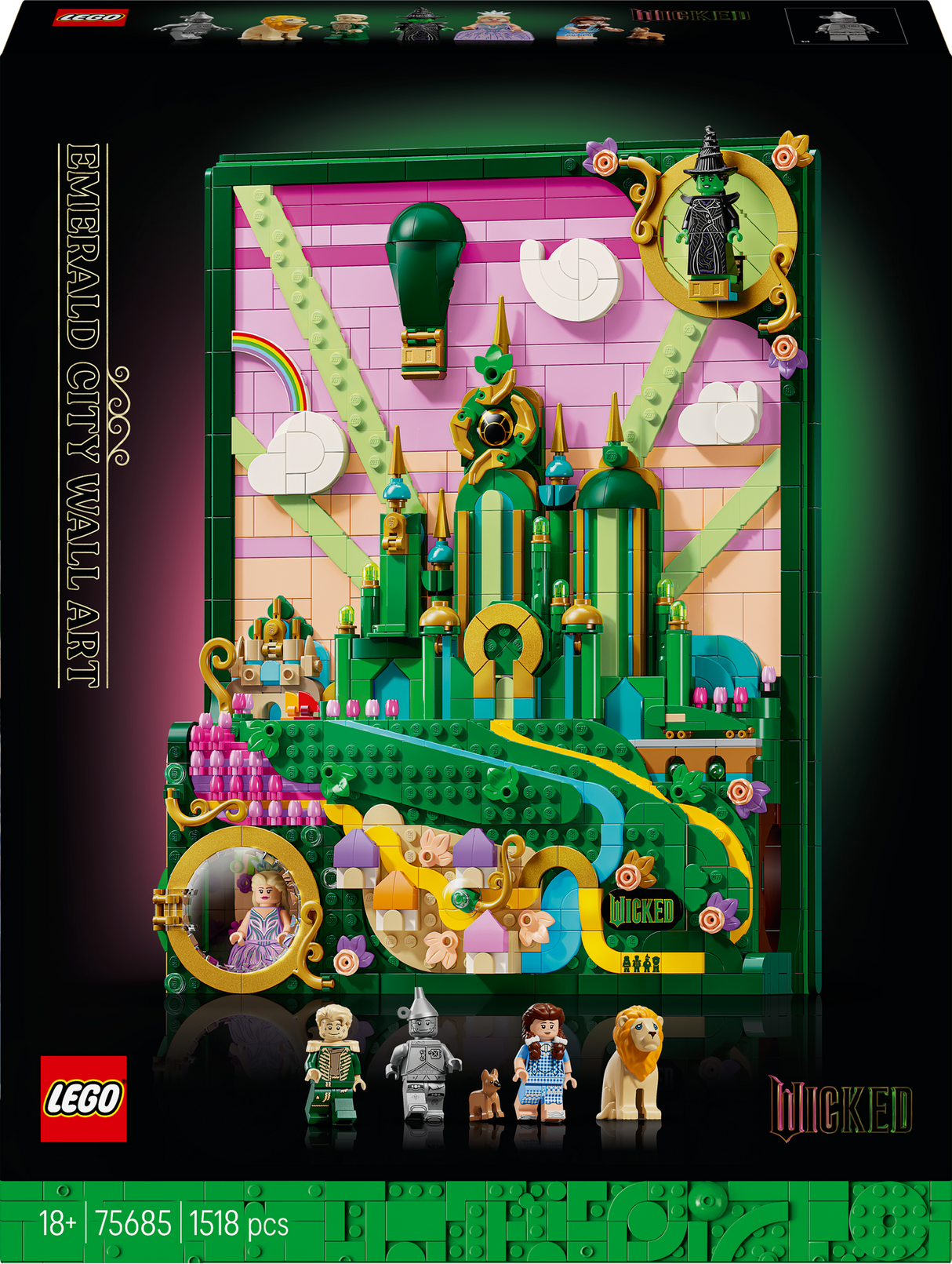 Lego Wicked - Emerald City Wall Art