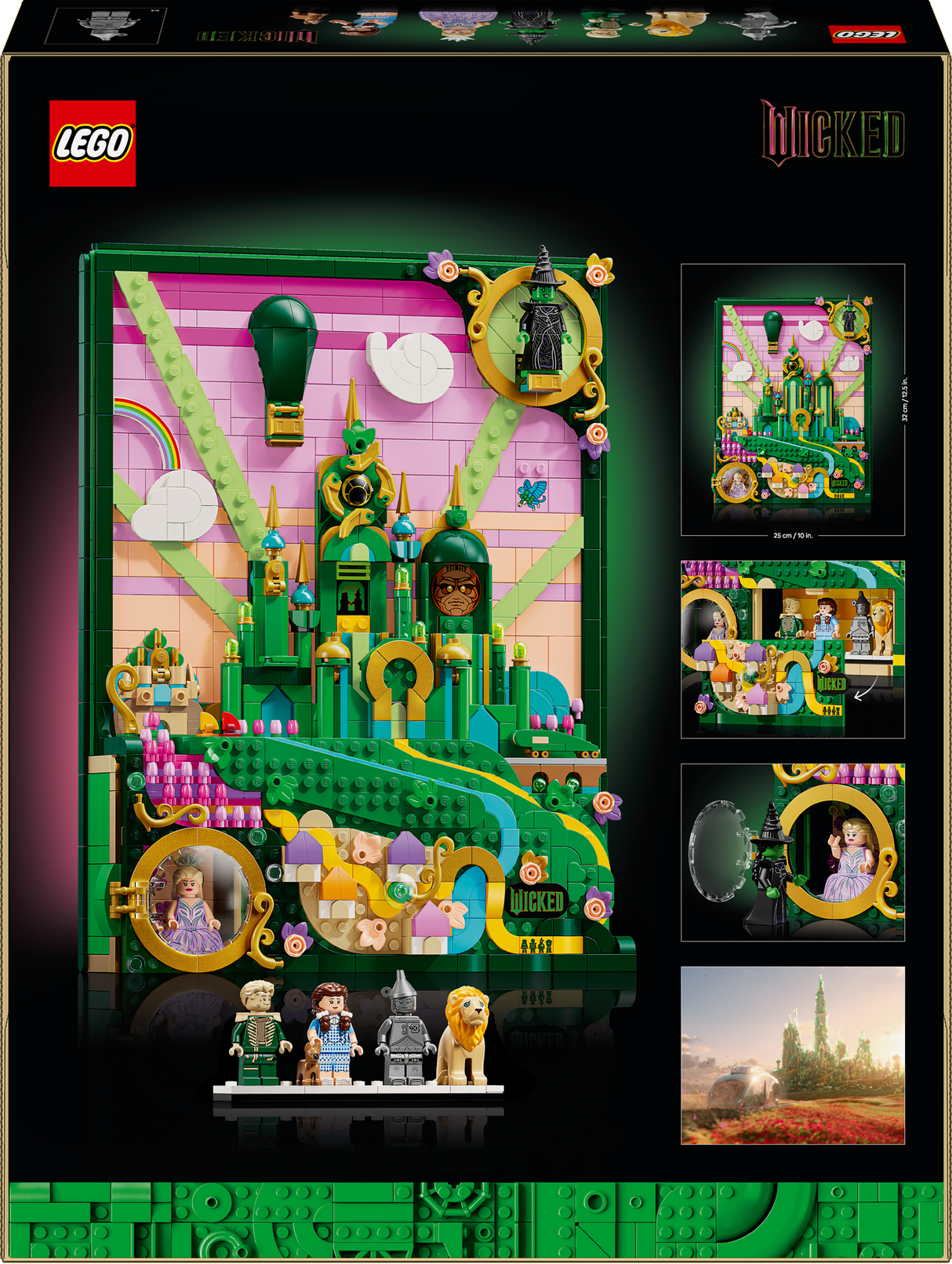 Lego Wicked - Emerald City Wall Art