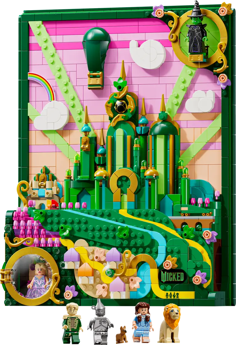Lego Wicked - Emerald City Wall Art