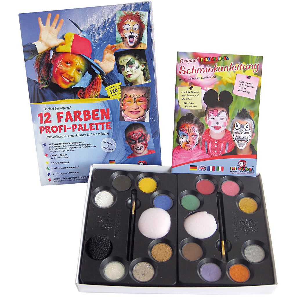 Water Makeup Set with step-by-step