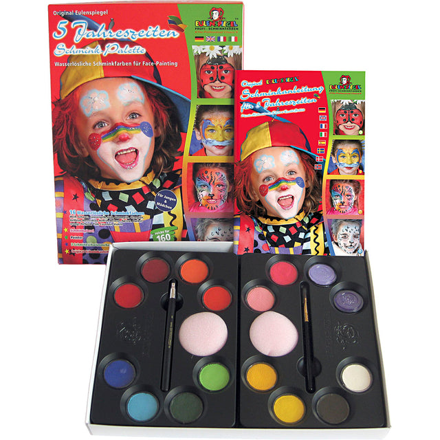 Water Makeup Set with step-by-step