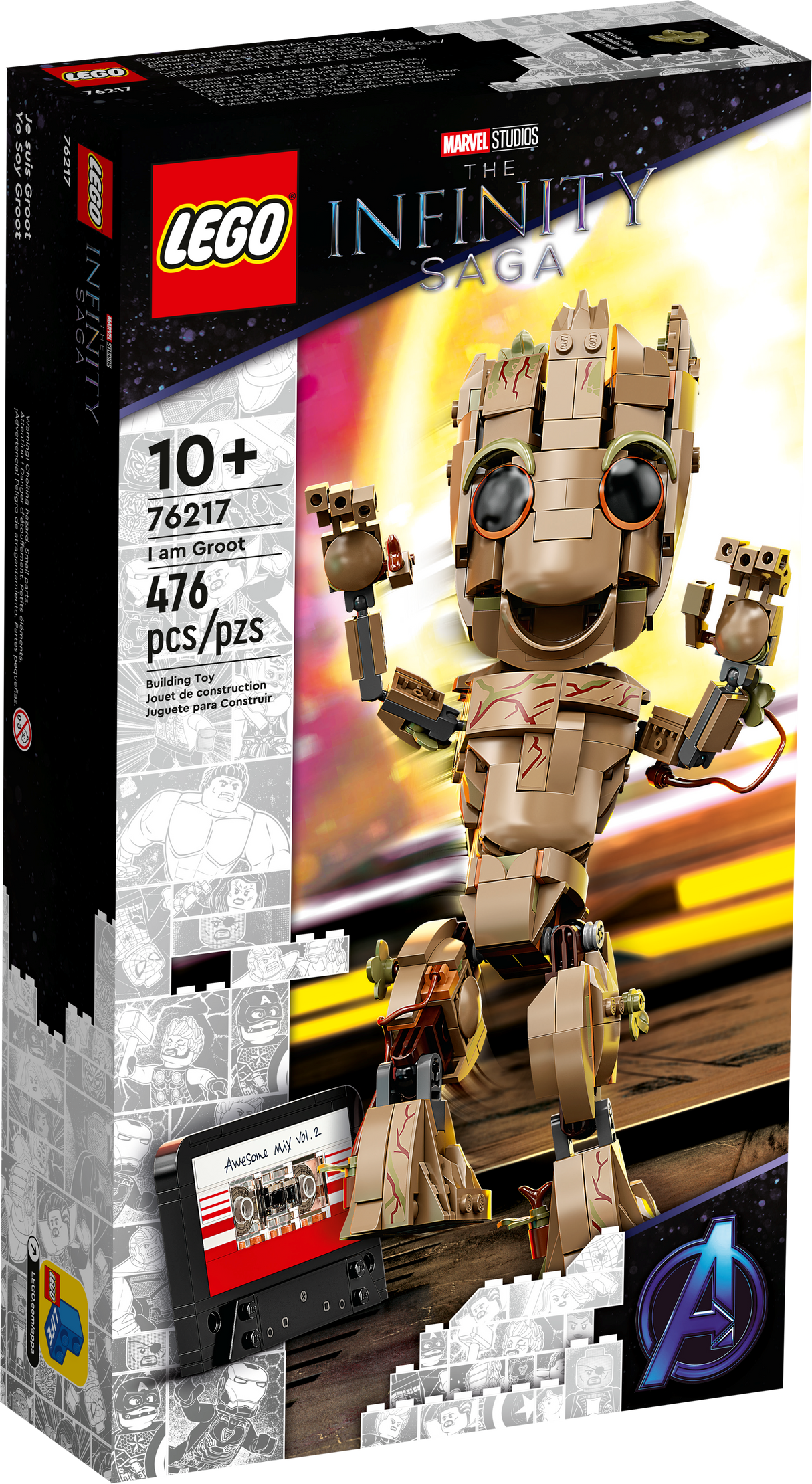 Lego Marvel Guardians of the Galaxy I am Groot Set