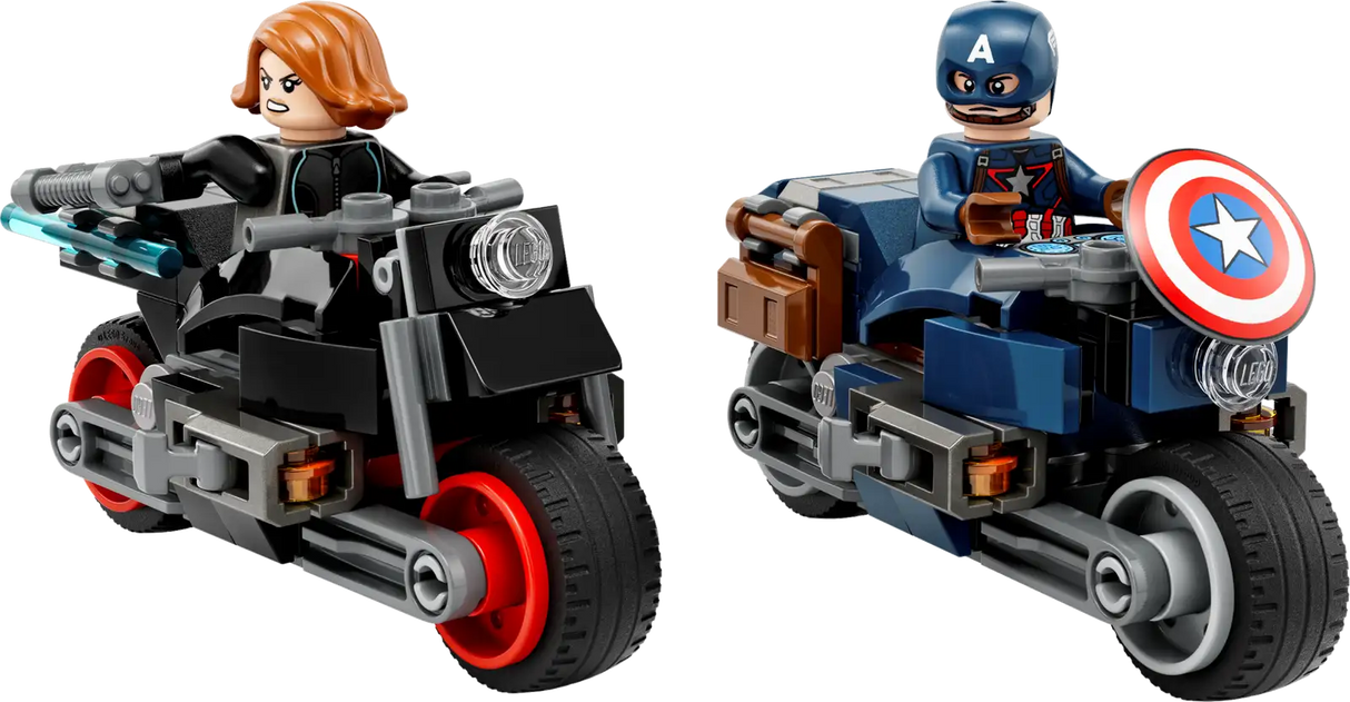 Lego Black Widow & Captain America Motorcycles
