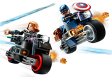 Lego Black Widow & Captain America Motorcycles