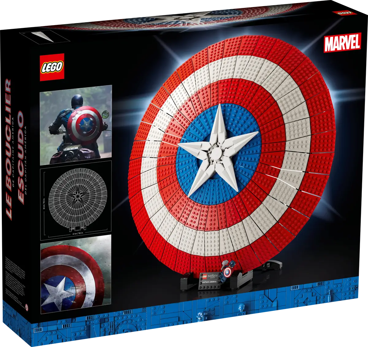 LEGO® Marvel Captain America’s Shield (76262)