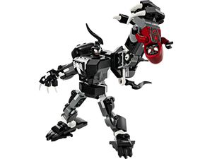 Lego Marvel Spiderman Venom Mech Armor vs. Miles Morales