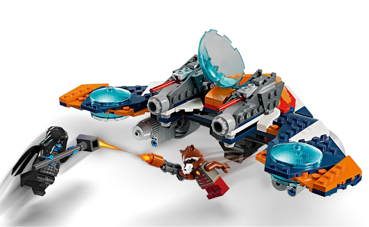 Lego Marvel Guardians of the Galaxy Rockets Warbird vs. Ronan