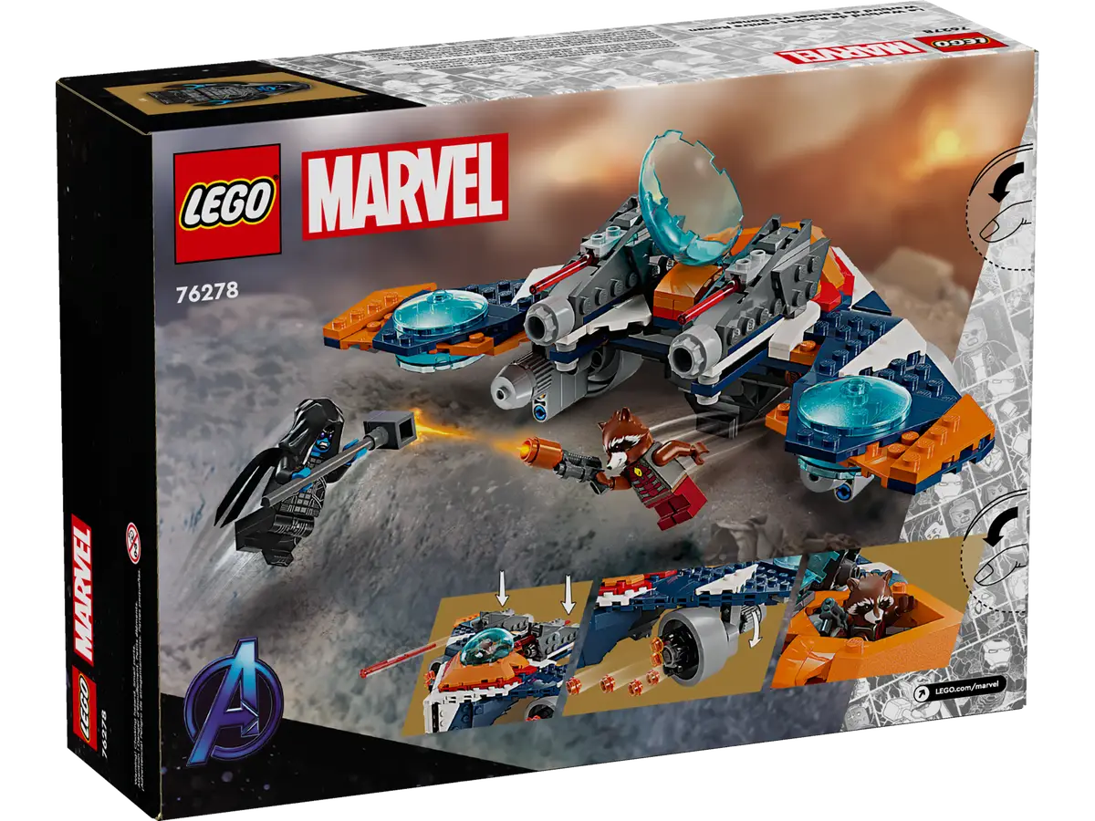 Lego Marvel Guardians of the Galaxy Rockets Warbird vs. Ronan