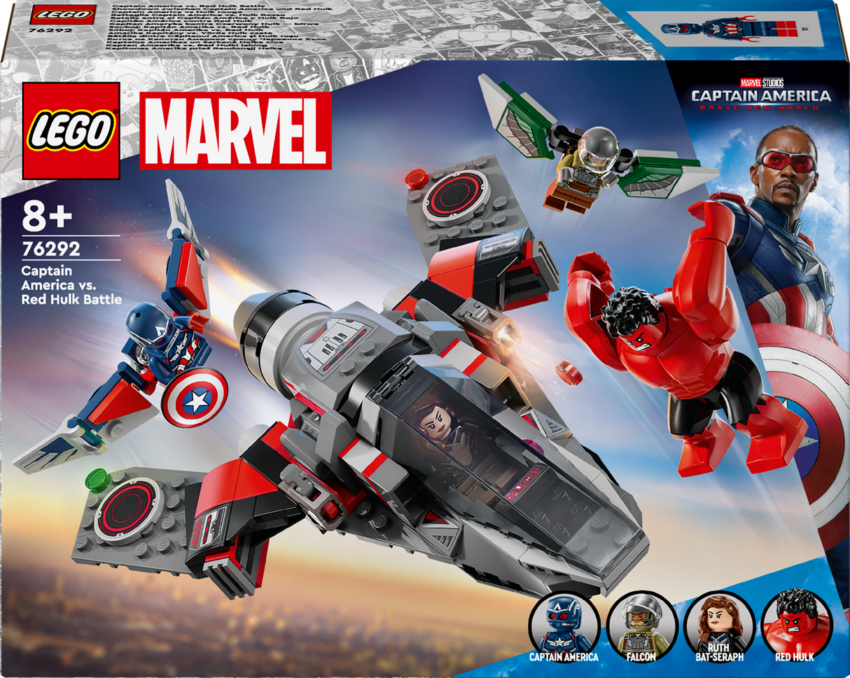 Lego Marvel Captain America vs. Red Hulk Battle