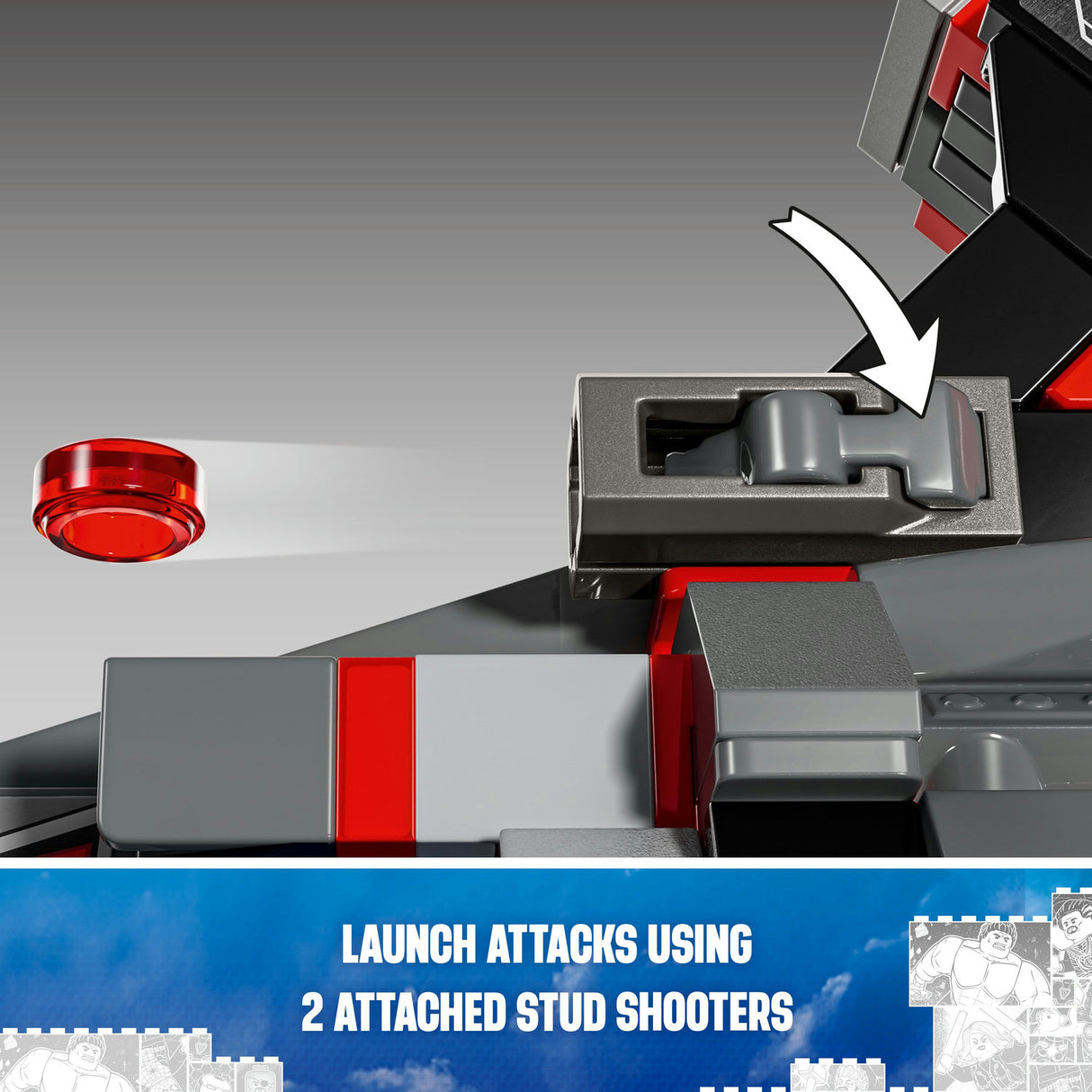 Lego Marvel Captain America vs. Red Hulk Battle