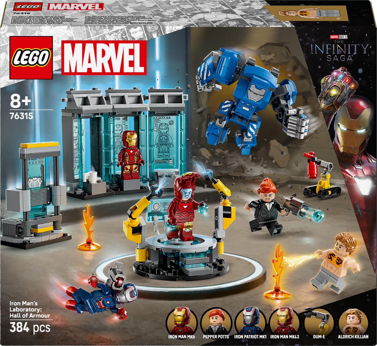 Lego Marvel - Iron Mans Laboratory: Hall of Armor