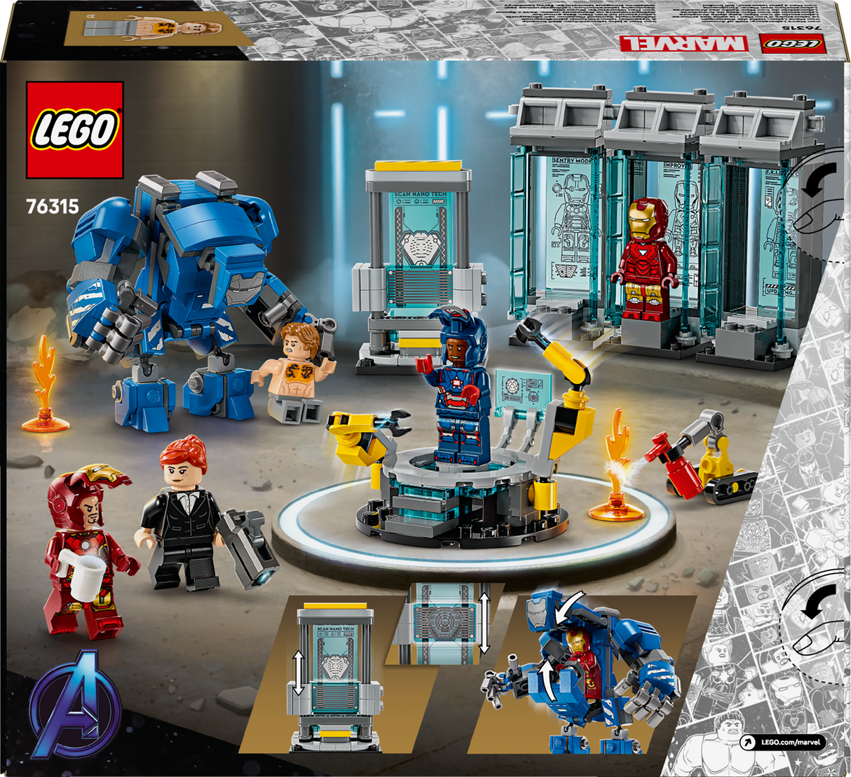 Lego Marvel - Iron Mans Laboratory: Hall of Armor