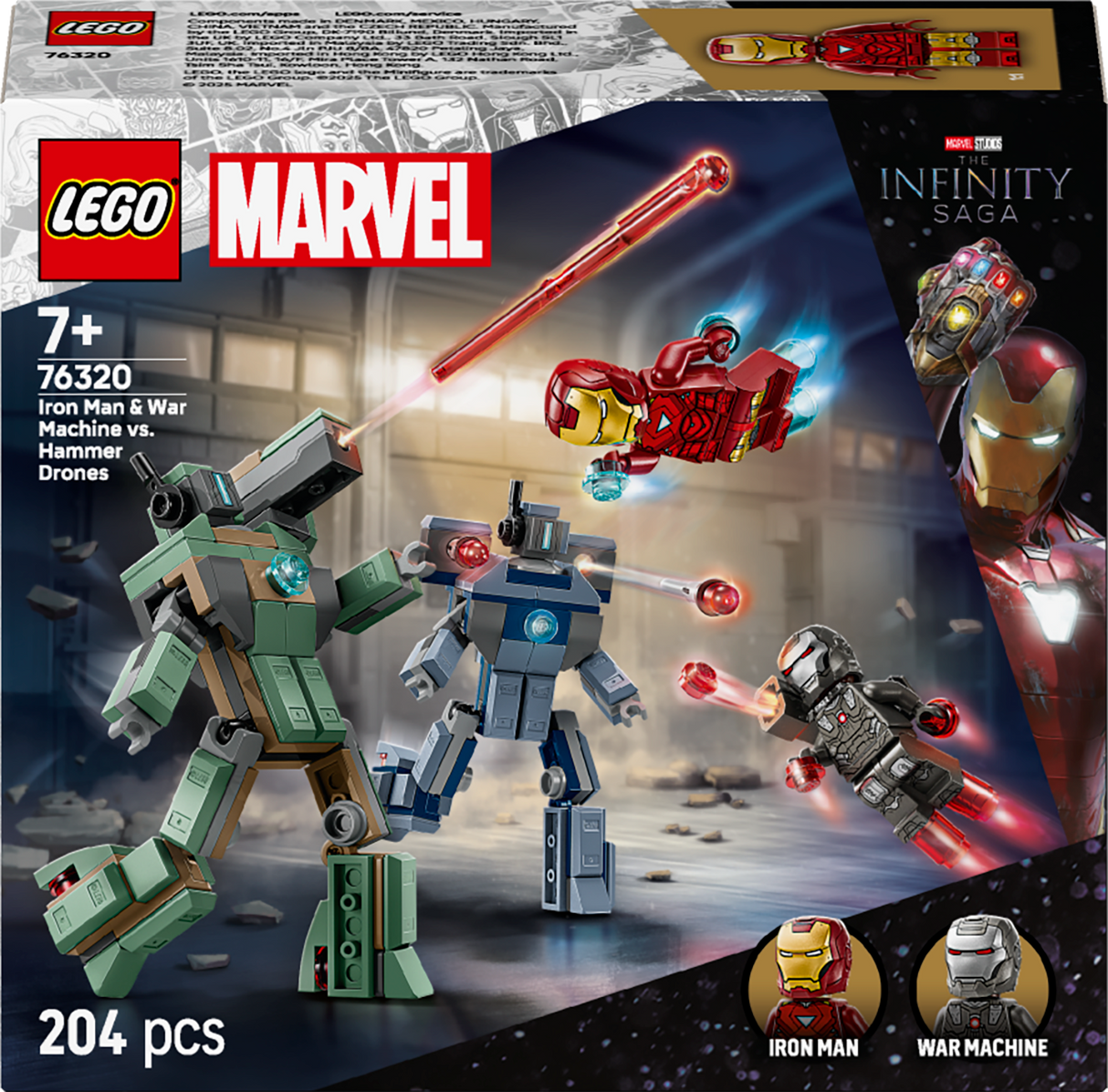 Lego Marvel - Iron Man & War Machine vs. Hammer Drones