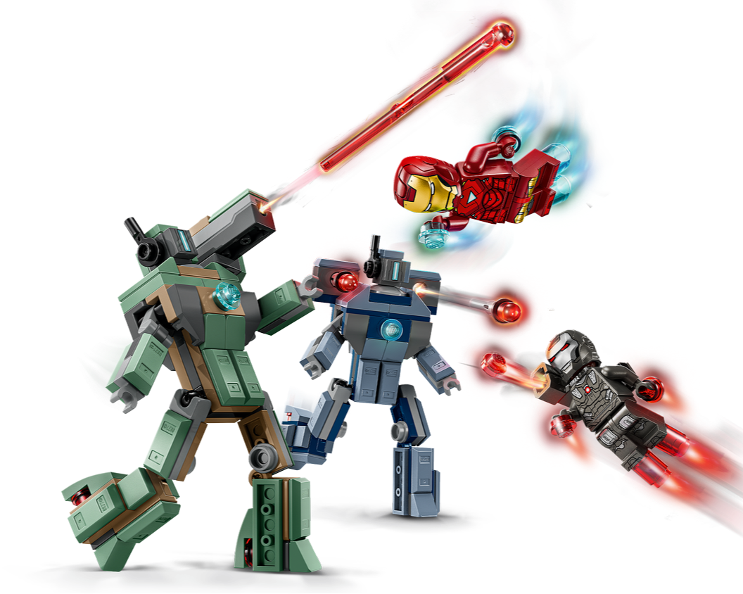 Lego Marvel - Iron Man & War Machine vs. Hammer Drones
