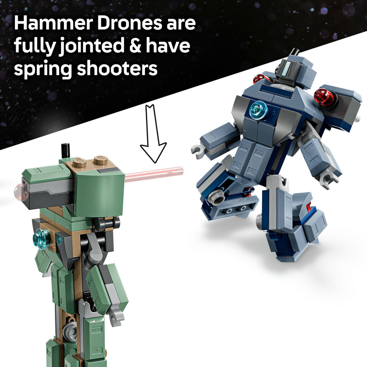 Lego Marvel - Iron Man & War Machine vs. Hammer Drones
