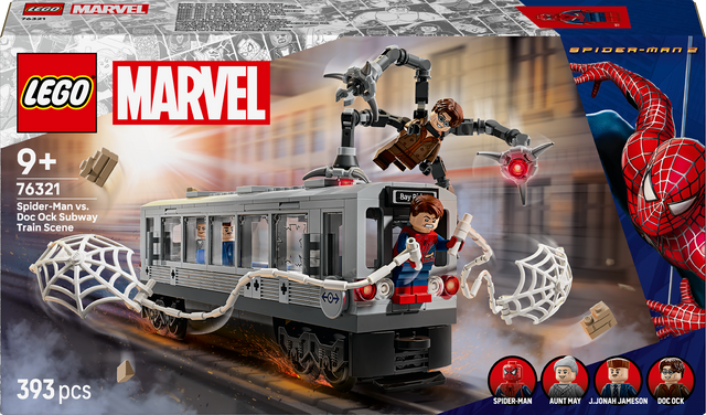 Lego Marvel - Spider-Man vs. Doc Ock Subway Train Scene