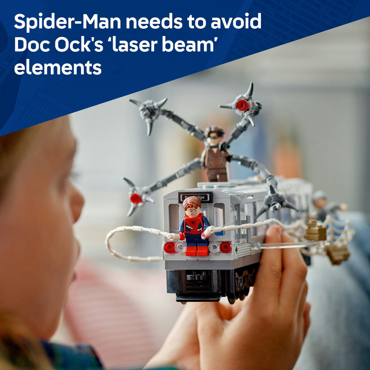 Lego Marvel - Spider-Man vs. Doc Ock Subway Train Scene