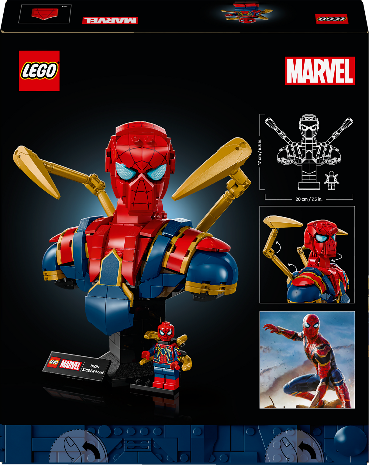 Lego Marvel - Iron Spider-Man Bust