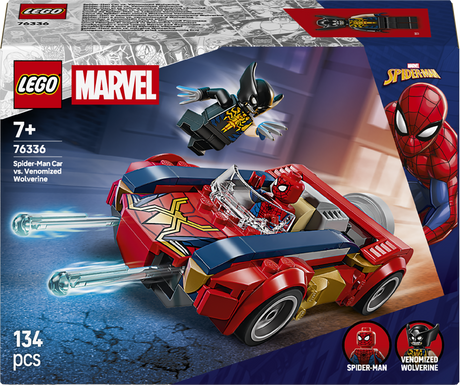 LEGO Marvel - Spider-Man Car vs. Venomized Wolverine