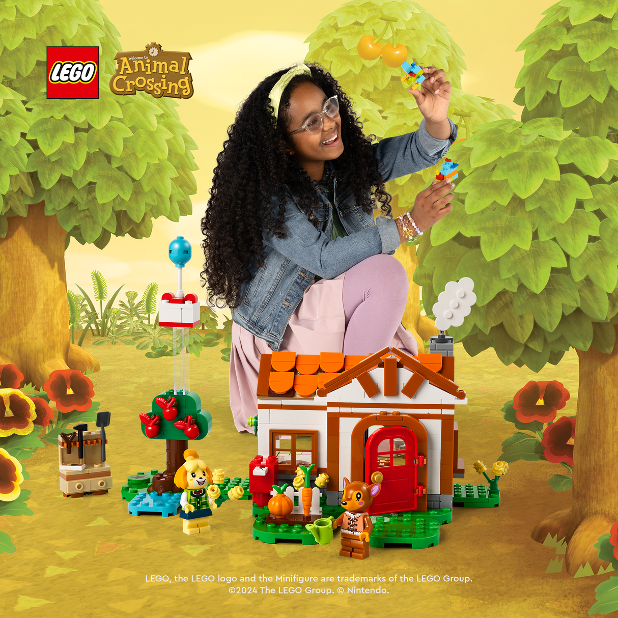 Lego Animal Crossing Isabelle's House Visit