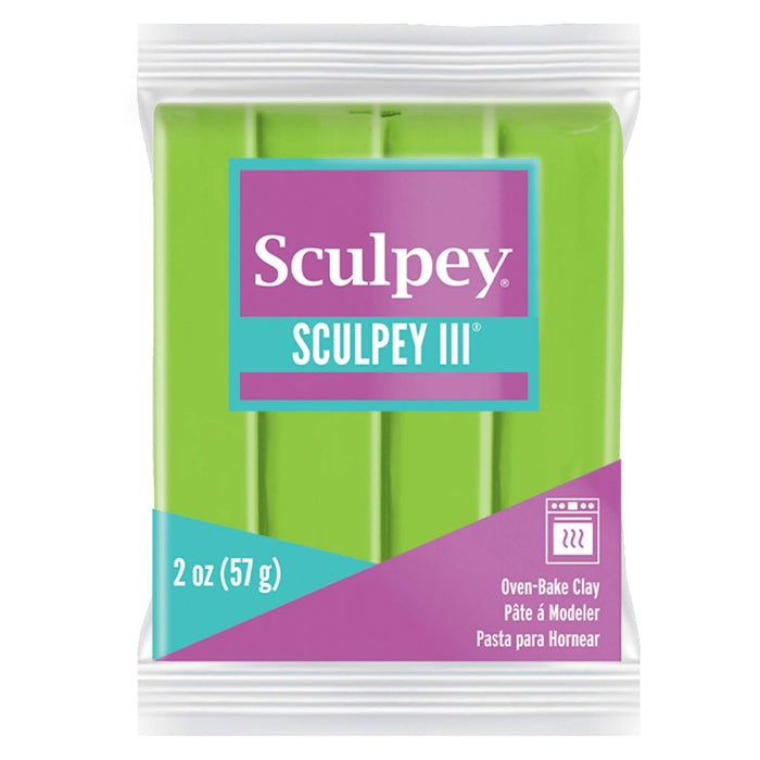 Sculpey III 2oz Granny Smith Green Clay