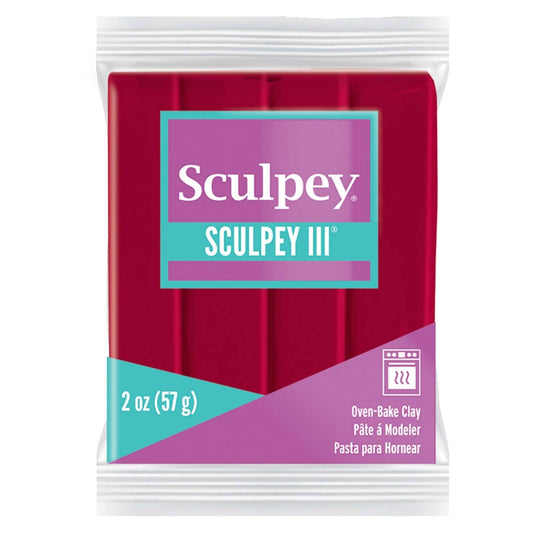 Sculpey III 2oz Red Oven Bake Clay