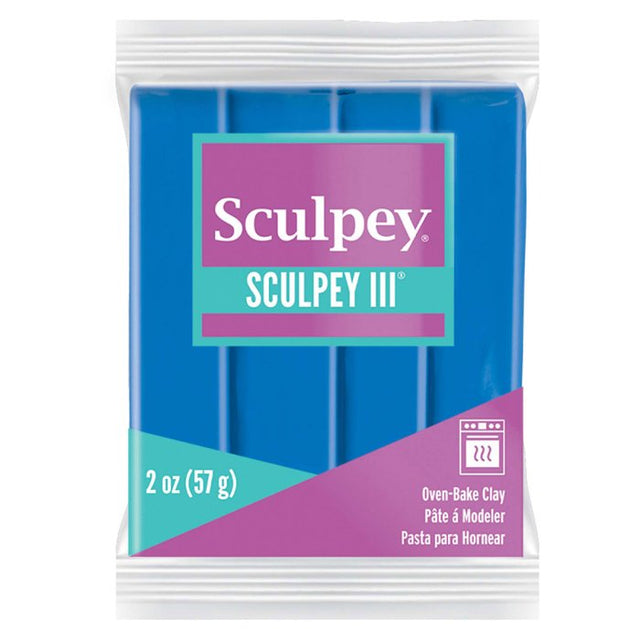 Sculpey III 2oz Blue Oven Bake Clay