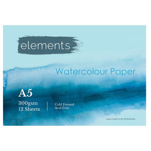 Elements Watercolour Pad A5