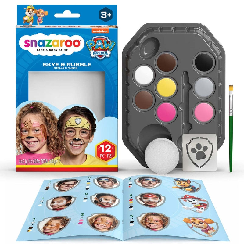 Snazaroo PAW Patrol Face Painting Kit Skye & Rubble