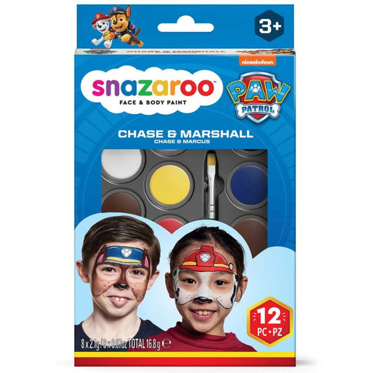 Snazaroo PAW Patrol Face Painting Kit Chase & Marshall