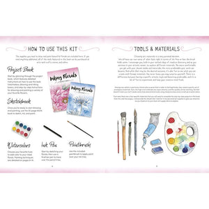 Inking Florals Watercolour Drawing Kit