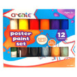Create Poster Paint Set 12 Colours 60ml
