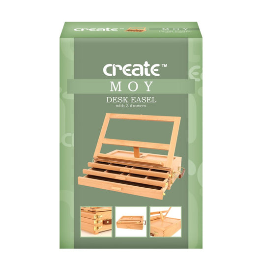 Create Moy 3 Drawer Desk Easel