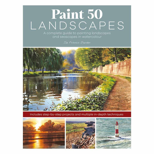 Paint 50 Landscapes in Watercolour Book