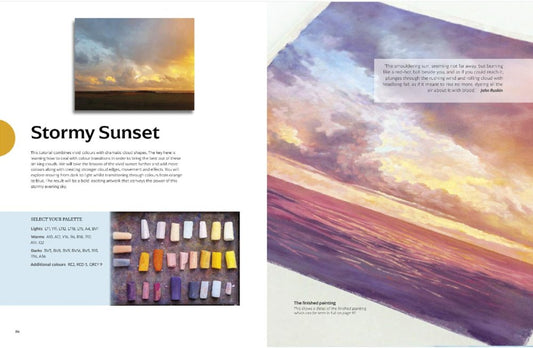 Painting Skies in Pastel Art Book by Sandra Orme