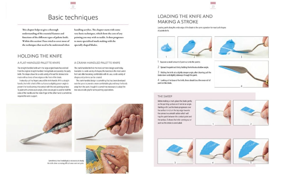 Palette Knife Painting in Acrylics Book by Tim Fisher