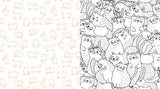 Cute Kawaii Colouring Book and Markers Kit
