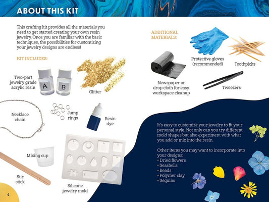 Make Your Own Resin Jewellery Craft Kit