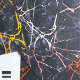 First Edition A4 Foiled Paper Pad Black Marble Effect