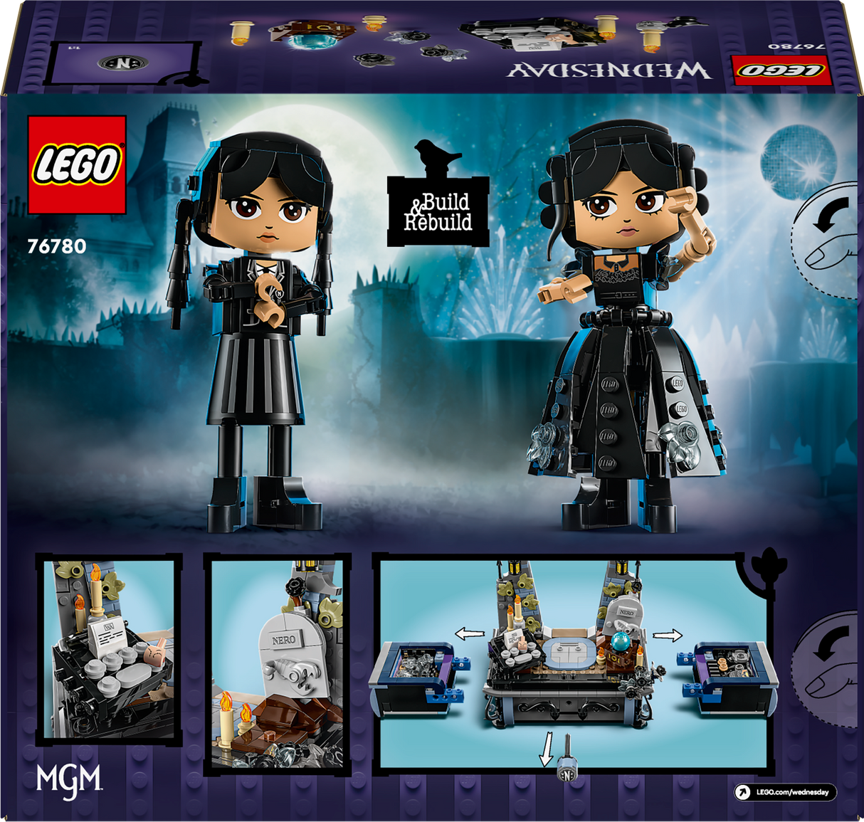 Lego Wednesday Addams Figure