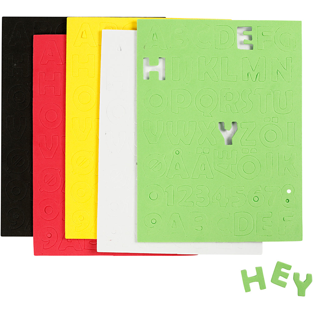 EVA Foam Letters & Numbers