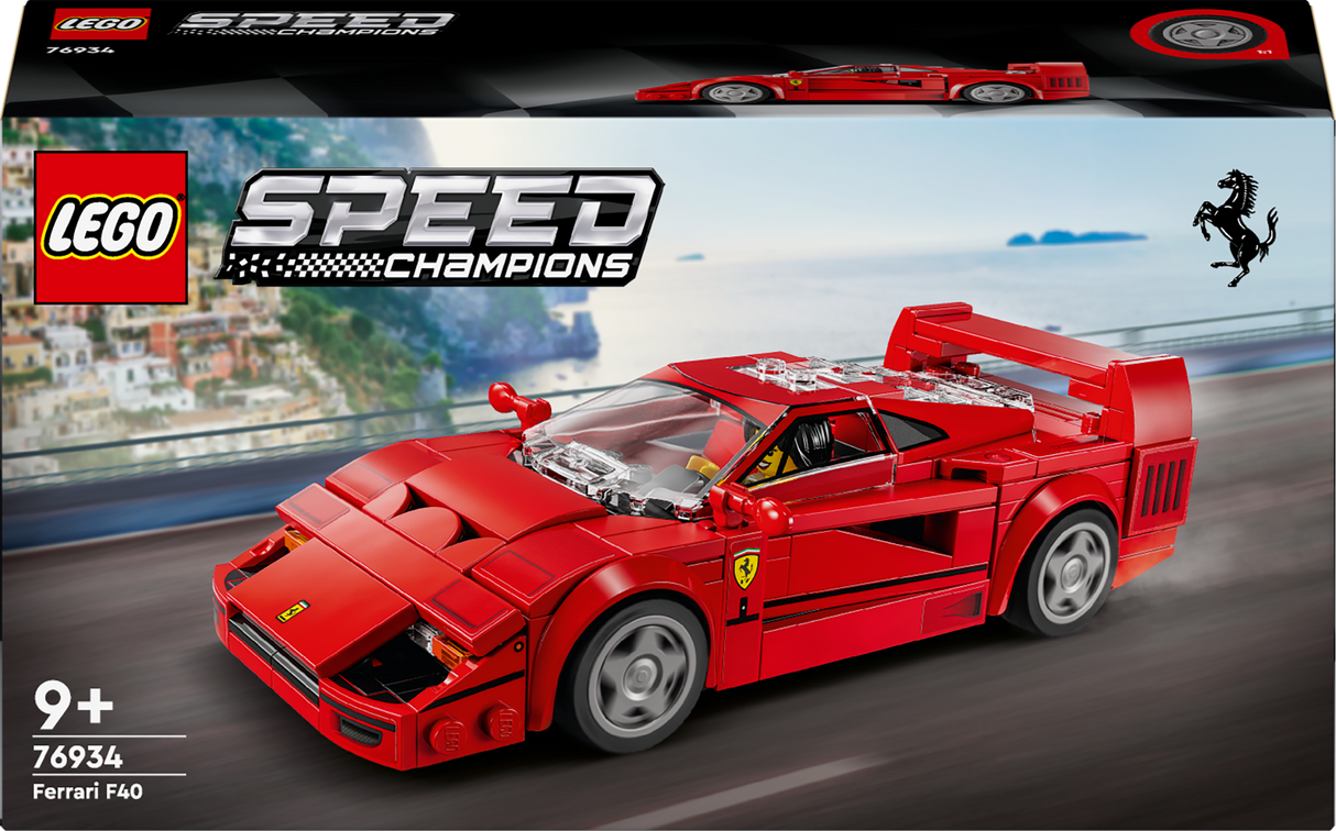 Lego Speed Champions: Ferrari F40 Supercar Art Hobby