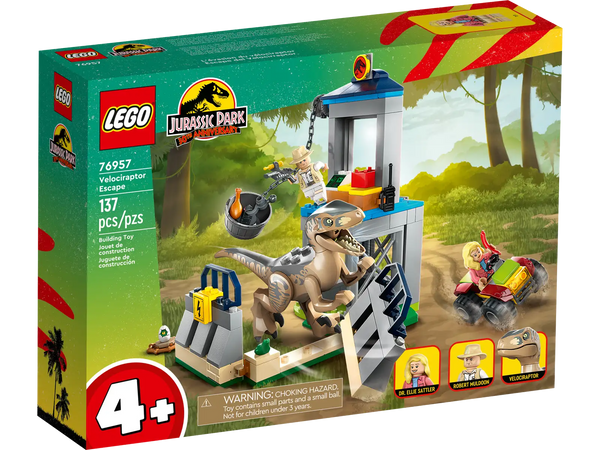 Lego Jurassic World Velociraptor Escape – Art Hobby
